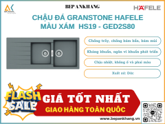 CHẬU ĐÁ GRANSTONE HAFELE MÀU XÁM  HS19 - GED2S80 570.35.570